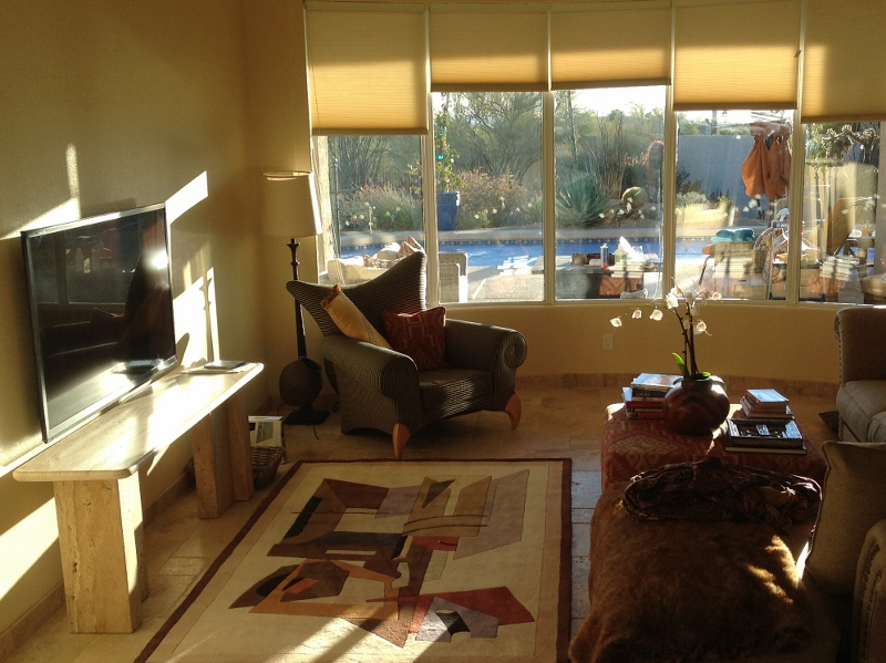 A new really funky chair now lives in our family room